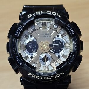 G-SHOCK GMA-S120GB-1A MID SIZE Gold & Silver Accents new battery installed